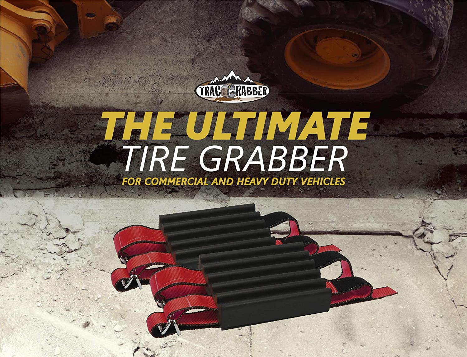 Trac-Grabber – Snow, Mud And Sand Tire Traction Device, Set Of 2 – For Wide  Track Or Super Single Trucks, A Snow Traction Mat Alternative – Get Unstuck  - Spirit Of Outdoors
